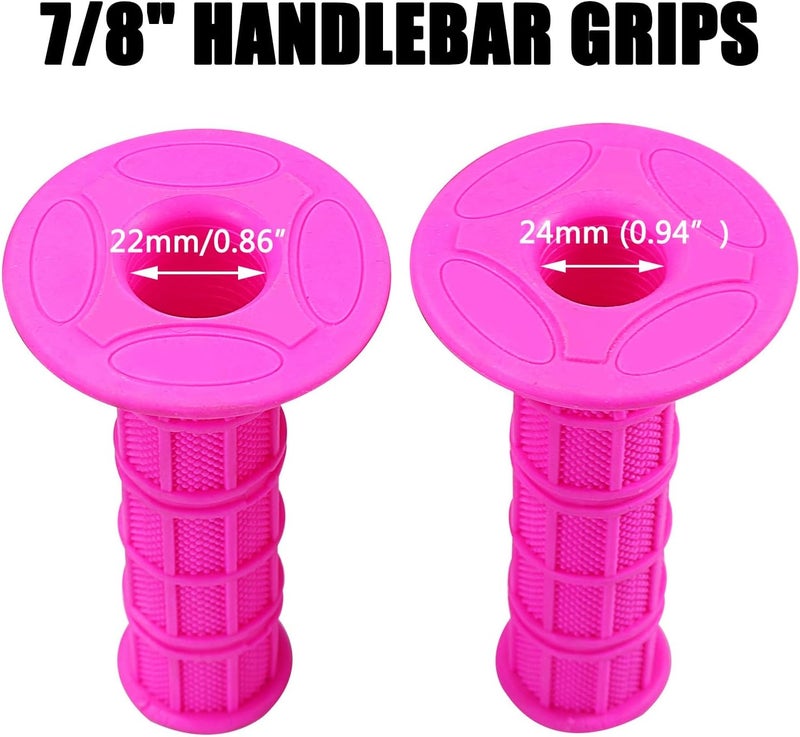 HOLATO 7/8" Handlebar Grips for 50cc-125cc CRF70 CRF80 TRX450 TTR90 TTR110 TTR125 PW80 RM80 DR650 KLX250 KLX300 KX65 SSR125 Pit Dirt Bike ATV Quad Motocross Motorcycles CT100U CT200U Mini Bike - Image 4